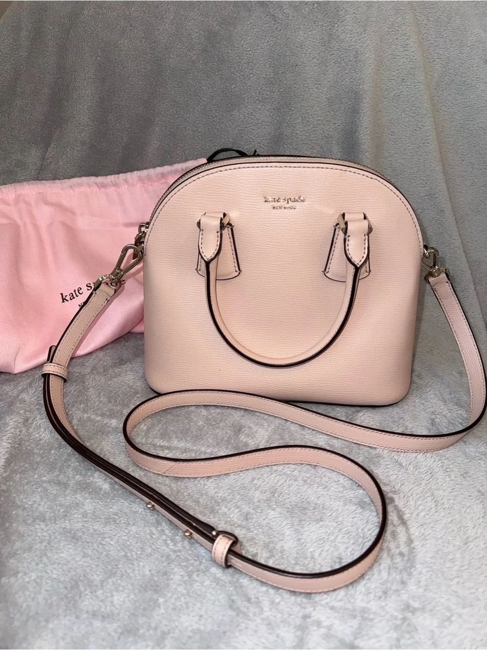 Kate Spade New York Pink Leather Satchel / Crossbody – Like New